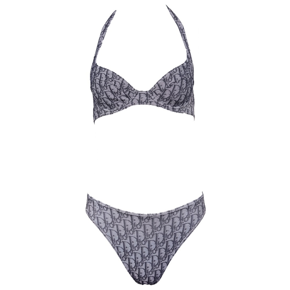 Christian Dior Monogram Trotter Print Bikini
